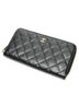 Chanel Black Classic Zip Around Wallet One size - photo 1