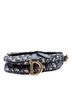 Dior 100% Canvas Blue Mini Oblique Canvas Saddle Bag One size - photo 4
