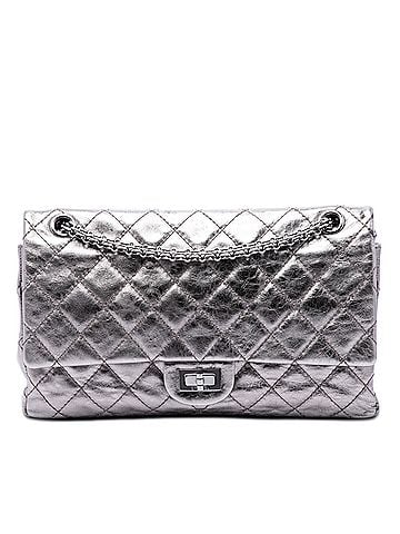 Chanel Quilted Metallic Aged Calfskin Reissue 2.55 Double Flap 226 (view 1)