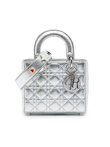 Dior Small Metallic Grained Calfskin Cannage My ABCDior Lady Dior (view 1)