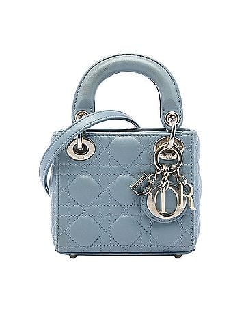 Dior Micro Lambskin Cannage Lady Dior (view 1)