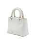 Dior 100% Canvas White Medium Embroidered Canvas Cannage Lady D Lite One size - photo 3