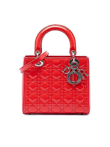 Dior Medium Patent Cannage Lady Dior (view 1)