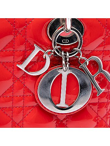 Dior Medium Patent Cannage Lady Dior (view 2)
