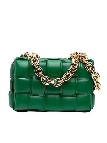 Bottega Veneta Nappa Intrecciato Padded Chain Cassette Satchel (view 1)