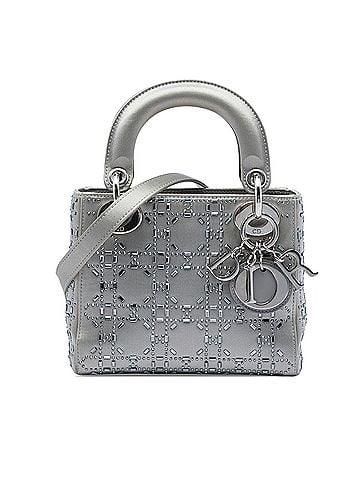 Dior Mini Satin Cannage Crystal Embellished Lady Dior (view 1)