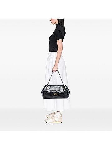 Chanel Perforated Calfskin Reissue 2.55 Drill Accordion Flap (view 2)