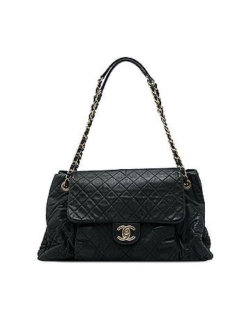 Chanel Large Quilted Iridescent Calfskin Chic Quilt Accordion Flap (view 1)
