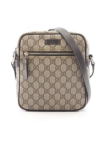 Gucci Gucci GG Supreme Shoulder Bag/Handbag, Coated Canvas and Leather, Women's, Beige/Brown, Item Number 233268 (view 1)