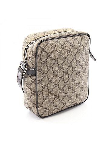 Gucci Gucci GG Supreme Shoulder Bag/Handbag, Coated Canvas and Leather, Women's, Beige/Brown, Item Number 233268 (view 2)