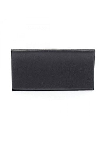 Hermès Hermes HERMES Billfold Wallet Evercalf Leather Women's Black (view 1)