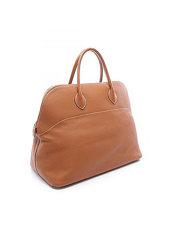 Hermès Hermes Bolide 45 Handbag, Taurillon Clemence Leather, Women's, Gold Tone (view 2)