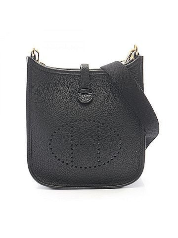 Hermès Hermes Evelyne TPM Amazon Shoulder Bag Handbag Leather Taurillon Clemence Women's Black (view 1)
