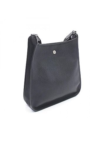 Hermès Hermes Vespa PM Shoulder Bag/Handbag, Leather (Veau Epsom), Women's, Black (view 2)