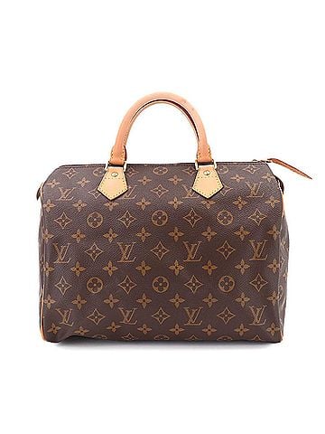 Louis Vuitton Louis Vuitton Speedy 30 Monogram Handbag, Brown, M41526, Gold Hardware (view 1)