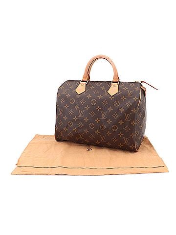 Louis Vuitton Louis Vuitton Speedy 30 Monogram Handbag, Brown, M41526, Gold Hardware (view 2)