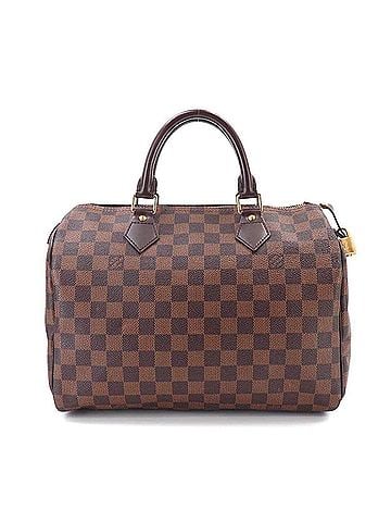 Louis Vuitton Louis Vuitton Speedy 30 Damier Handbag, Ebene Brown, N41531, Gold Hardware (view 1)