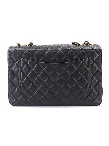 Chanel Chanel Matelasse 34 Chain Shoulder Handbag, Lambskin, Black, A01094, Gold Hardware (view 2)
