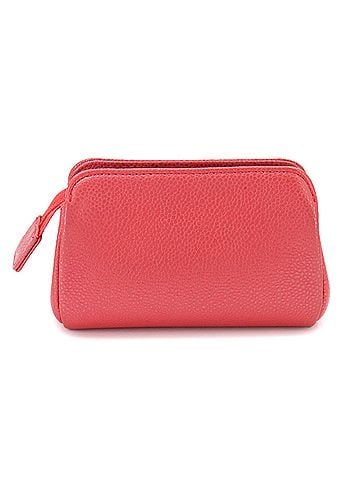 Chanel Chanel CHANEL Caviar Skin Handbag Pouch Pink Gold Hardware Coco Mark (view 2)