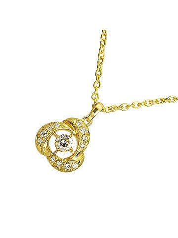 Christian Dior Christian Dior Diamond Necklace, 36.5cm, 18K YG Yellow Gold 750. (view 1)