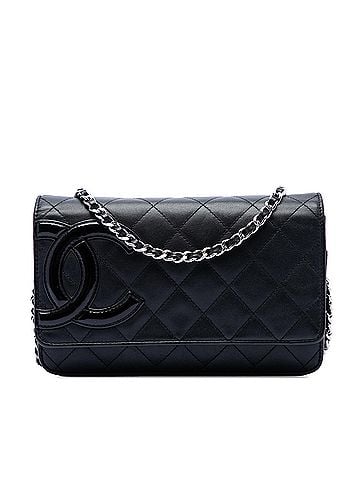 Chanel Quilted Lambskin Cambon Ligne Wallet On Chain (view 1)