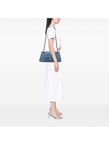 Chanel Medium Quilted Iridescent Calfskin Chic Quilt Accordion Flap (view 2)