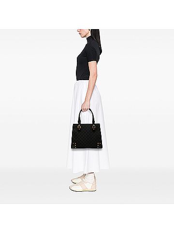 Gucci GG Canvas Nailhead Tote (view 2)