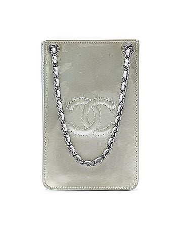 Chanel CC Patent Phone Holder Crossbody (view 1)
