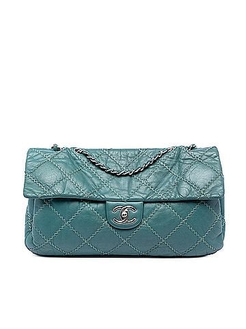 Chanel CC Quilted Calfskin Ultimate Stitch East West Flap (view 1)