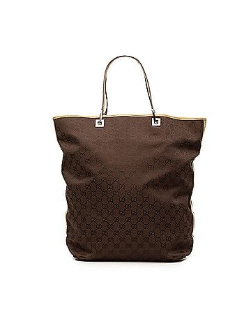 Gucci Large GG Canvas Shopper Tote (view 1)