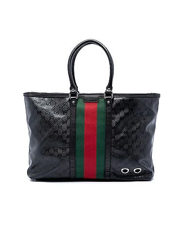 Gucci Fiat 500 Large GG Imprime Web Tote (view 1)