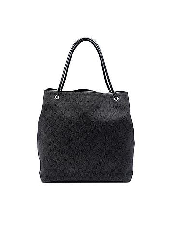 Gucci Large GG Denim Gifford Tote (view 1)