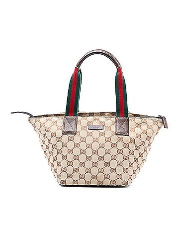 Gucci GG Canvas Web Tote (view 1)