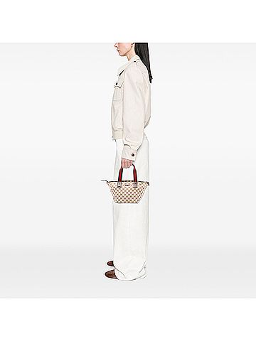 Gucci GG Canvas Web Tote (view 2)