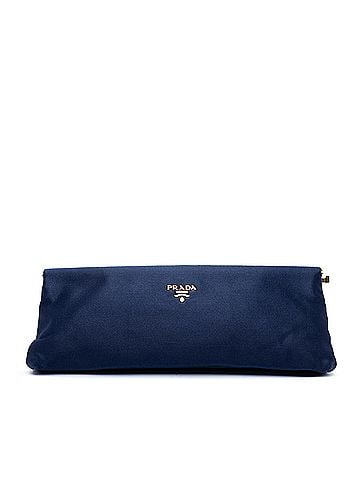 Prada Satin East West Frame Clutch (view 1)
