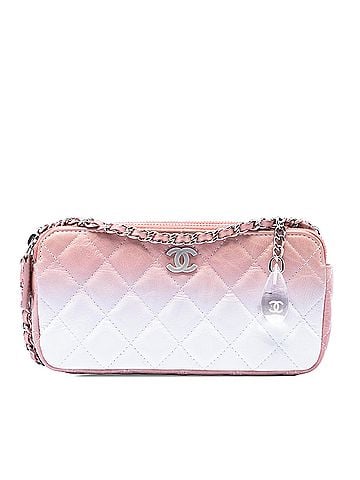 Chanel Ombre Calfskin Double Zip Clutch On Chain (view 1)