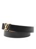 Louis Vuitton 100% Leather Black Leather Initiales Belt One size - photo 2