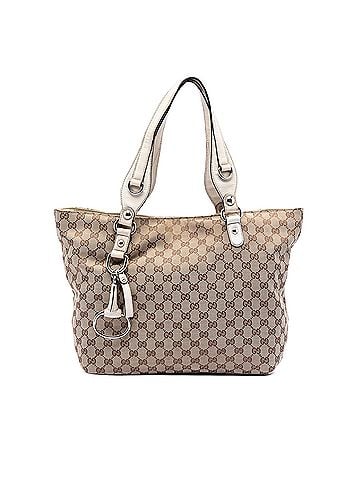 Gucci GG Canvas Icon Bit Tote (view 1)
