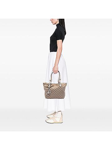 Gucci GG Canvas Icon Bit Tote (view 2)