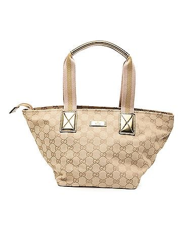 Gucci GG Canvas Web Tote (view 1)