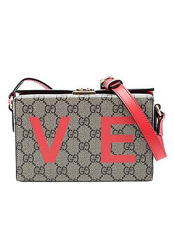 Gucci Mini GG Supreme Love Trunk Crossbody (view 1)
