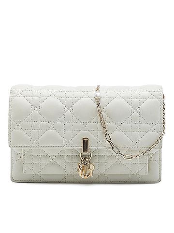 Dior Lambskin Cannage My Dior Daily Chain Pouch (view 1)