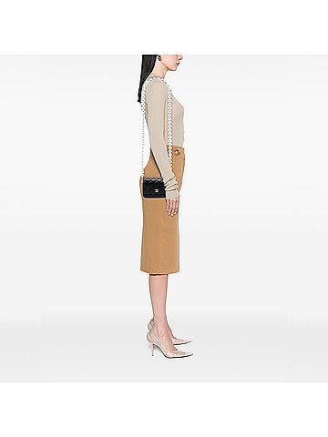 Chanel CC Quilted Lambskin Maxi Pearl Chain Strap (view 2)