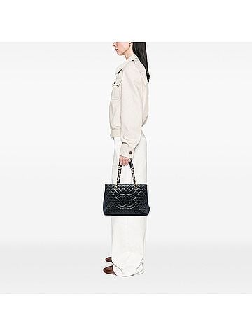 Chanel Caviar Grand Shopping Tote (view 2)