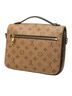 Louis Vuitton 100% Coated Canvas Brown Monogram Reverse Pochette Metis One size - photo 3