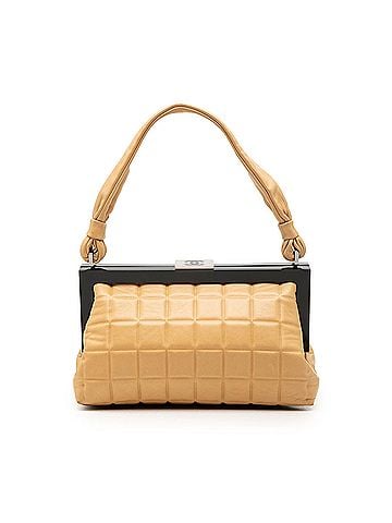 Chanel CC Chocolate Bar Lambskin Frame Handbag (view 1)