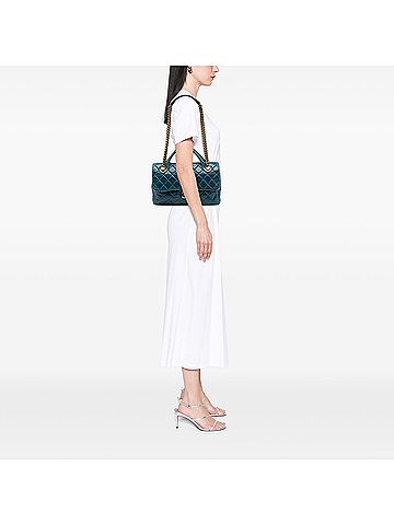 Chanel Medium Glazed Calfskin Castle Rock Top Handle Flap (view 2)