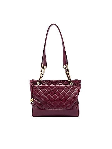 Chanel Quilted Lambskin Coco Ball Chain Tote (view 1)