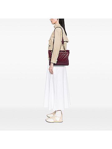 Chanel Quilted Lambskin Coco Ball Chain Tote (view 2)