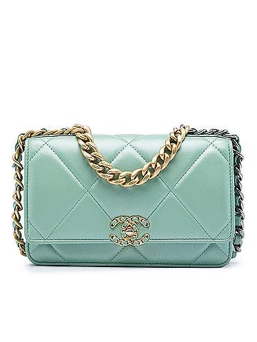 Chanel Quilted Lambskin 19 Wallet on Chain (view 1)